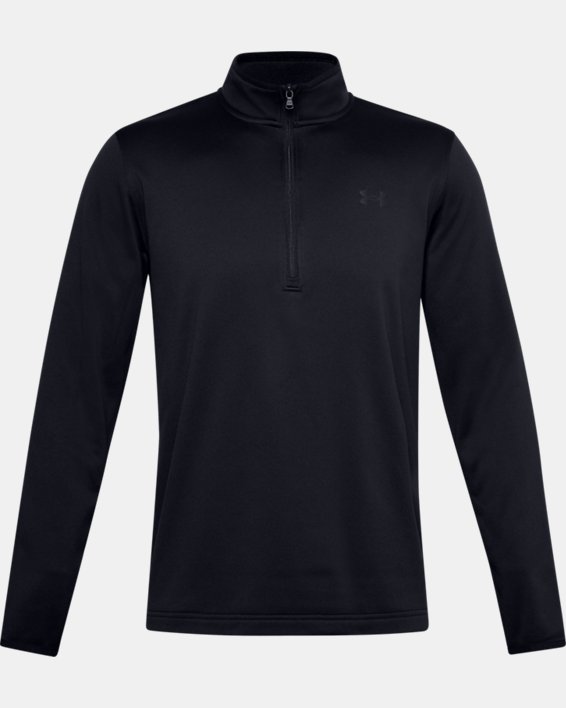 Haut Armour Fleece® ½ Zip pour homme, Black, pdpMainDesktop image number 5